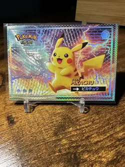 2025 Pokemon Flash Edition Safari #025 Pikachu Silver Holo Box Hit - Image 1