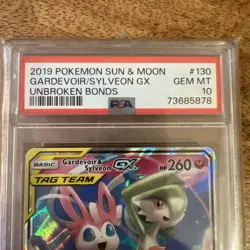 PSA 10 Gardevoir & Sylveon GX 130/214 Pokemon Unbroken Bonds Full Art Graded - Image 2