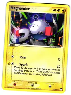 Pokemon Power Keepers Magnemite #054/108 Common Lightly played - Image 1