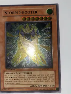 Yugioh Storm Shooter 1st Ed Ultimate Rare Nm Foil Shift Misprint - Image 3