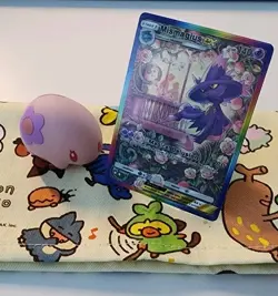 Mismagius EX 199/155 Pokemon TCG Pocket SpaceTime Smackdown Textured ART CARD - Image 2