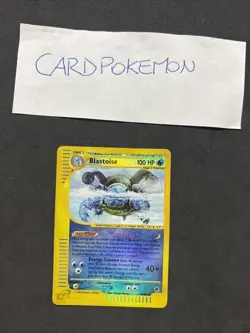 Pokemon Card Blastoise 4/165-eng-Holo Reverse-Good/exc! - Image 1