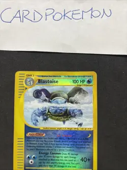 Pokemon Card Blastoise 4/165-eng-Holo Reverse-Good/exc! - Image 2