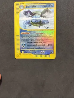 Pokemon Card Blastoise 4/165-eng-Holo Reverse-Good/exc! - Image 3