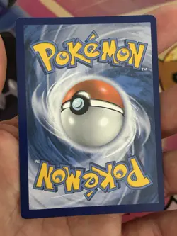 Holographic Blank Genuine Pokemon Card - Swirl Holo - Near Mint - Image 2