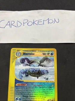 Pokemon Card Blastoise 37/165 Set Expedition -Eng-holo Reverse -Nm! - Image 2