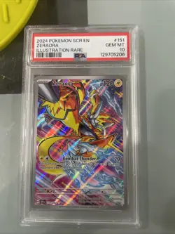 Pokemon TCG Zeraora 151/142 Stellar Crown Holo Card PSA 10 - Image 1