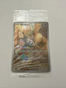 Mimikyu 075 Sv: Scarlet & Violet Holo SEALED PROMO Full Art Pokemon Card - Image 1