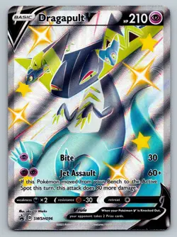 Dragapult V SWSH096 Promo SWSH: Sword & Shield Promo Cards Pokemon Card - Image 1