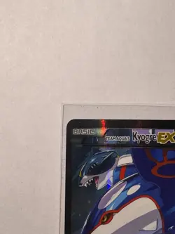 Pokemon TCG Team Aqua's Kyogre EX Double Crisis Holo Full Art Card 6/34 - Image 4