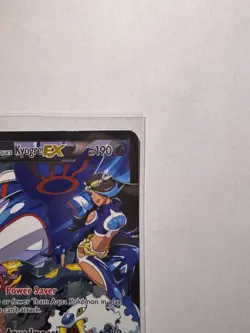 Pokemon TCG Team Aqua's Kyogre EX Double Crisis Holo Full Art Card 6/34 - Image 5