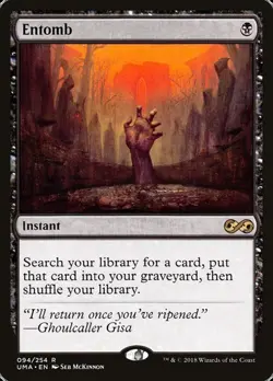 Entomb x1 Ultimate Masters MTG Magic the Gathering Black Instant Card - Image 1
