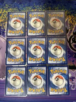 Pikachu Card Lot Electric Themed Binder Page 9 Pokemon Cards - Image 2