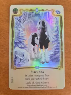 Bella Sara Rare Foil STARUNNA S18/55 Herds North of North Series Card Single - Image 1
