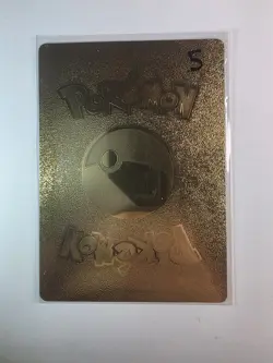 Pokemon Charizard GX Gold Metal Card Spirit Bomb GX Burning Flame - Image 2