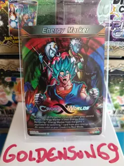 Dragon Ball Super Card Game BT28 Energy Marker Silver Foil M-16 SOUS BLISTER - Image 1