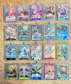 One Piece Card Game English INVESTMENT LOT of 20 LEGENDARY, SEC - Grading Ready! - Image 1