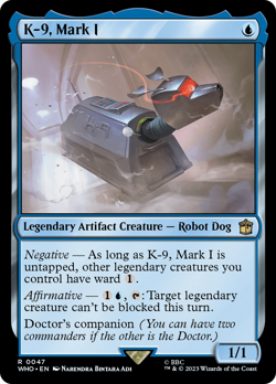 K-9, Mark I #47 | Near Mint | Doctor Who Magic MTG - Image 1