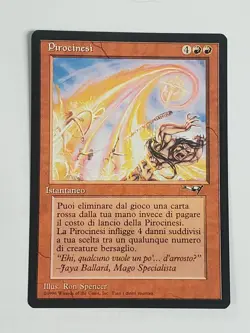 MTG Pyrokinesis (Italian Alliances/Red/U) - BGM - Image 1