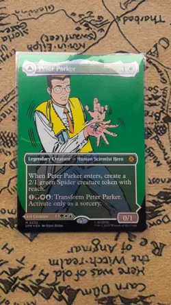 0232 Peter Parker - Spider-Man - Mythic - Borderless - FOIL - MTG - Image 1