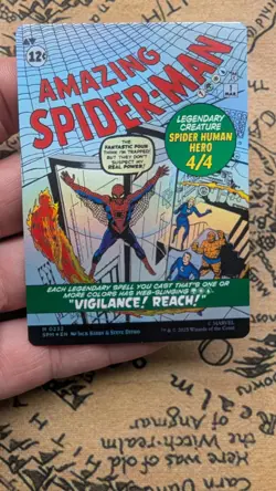 0232 Peter Parker - Spider-Man - Mythic - Borderless - FOIL - MTG - Image 4