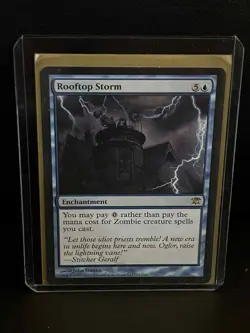 Rooftop Storm Innistrad Magic: the Gathering Lightly Played, English - Image 1