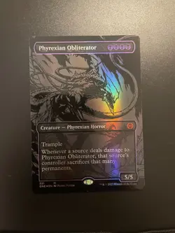 Phyrexian Obliterator Oil Slick Foil x1 Pack Fresh Never Played FREE SHIPPING - Image 1