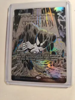 MtG Reanimate Borderless Marvel Universes Beyond Spider-Man Foil #0020 M/ NM - Image 3