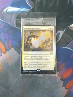 Expel the Interlopers - Foil Prerelease Seal ed | 7% Off 2+ | WoE | NM | MTG - Image 1