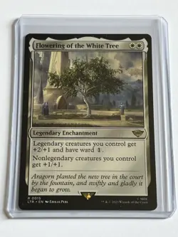 Flowering of the White Tree 15 MTG LOTR Middle Earth 2023 MT 9.0 + Non Foil Rare - Image 1