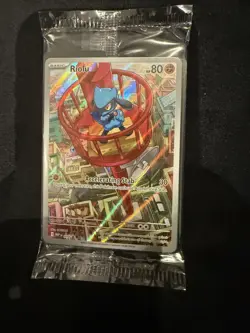 Pokemon TCG Riolu 010 ETB Promo Mega Evolutions Sealed - Image 1