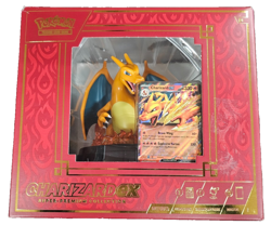 POKEMON CHARIZARD EX FIGURE WITH PROMOS - SUPER PREMIUM COLLECTION 820650858192 - Image 1