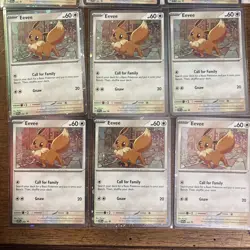 Eevee 200 Scarlet & Violet Black Star Promo Cosmos Holo Pokemon TCG NM - Image 1