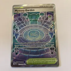 Mystery Garden Ultra Rare Full Art 172/132 Pokemon Mega Evolution English NM - Image 1