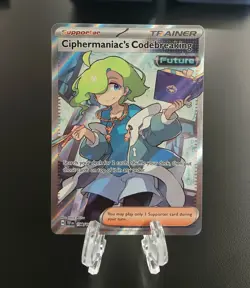 Ciphermaniac's Codebreaking 198/162 Ultra Rare Temporal Forces Pokemon NM FRESH - Image 1