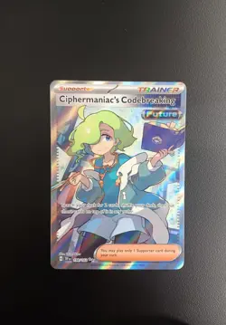 Ciphermaniac's Codebreaking 198/162 Ultra Rare Temporal Forces Pokemon NM FRESH - Image 2
