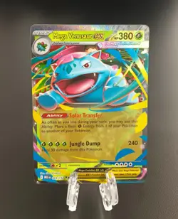 Mega Venusaur ex Double Rare 003/132 Mega Evolution Pokemon TCG NM PACK FRESH - Image 1