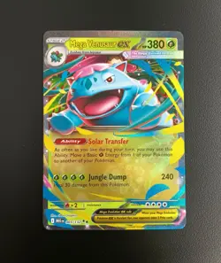 Mega Venusaur ex Double Rare 003/132 Mega Evolution Pokemon TCG NM PACK FRESH - Image 2