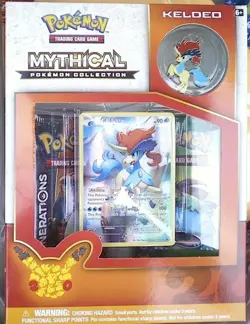 Pokemon GENERATIONS Mythical Pin Collection Box (Keldeo) 2016 Exclusive - Image 1