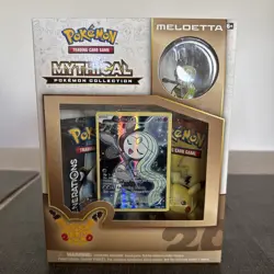 Pokemon TCG Meloetta Mythical Pokemon Collection Box - New Sealed Generations - Image 1