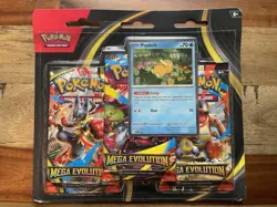 Pokemon TCG Mega Evolution 3 Pack Blister w/ Psyduck Promo NEW & SEALED - Image 1