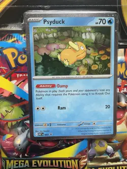 Pokemon TCG Mega Evolution 3 Pack Blister w/ Psyduck Promo NEW & SEALED - Image 2