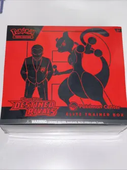 Pokemon TCG Destined Rivals Pokemon Center ETB Brand New Sealed Ships Today - Image 1