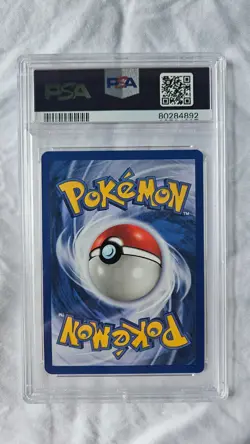 2000 Pokemon Black Star Promo GAME BOY #10 Meowth Holo PSA 7 - Image 2