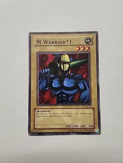 Yugioh TCG M-Warrior #1 LOB-076 Unlimited NM - Image 1