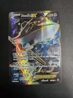 Steelix EX 108/114 Full Art Ultra Rare XY Steam Siege Pokemon Card NM - Image 1