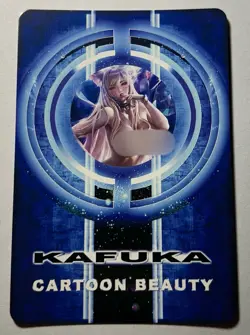SEXY HEROINE WAIFU Ahri LEAGUE OF LEGENDS ACG PREMIUM HOLOFOIL CARD NM - Image 2