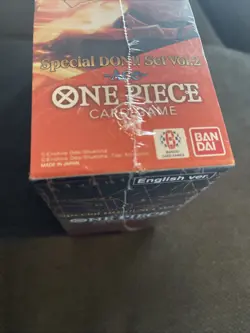 One Piece Card Game Special DON Set Vol 2 Ace SEALED BOX OF 8 - Image 3