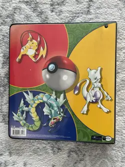 Vintage 1999 Pokemon Trading Card Nintendo Wizards of the Coast 3-Ring Binder - Image 2