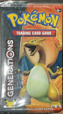 Pokemon Generations 10-Card Sealed Booster Pack (Random Art) X1 - Image 1